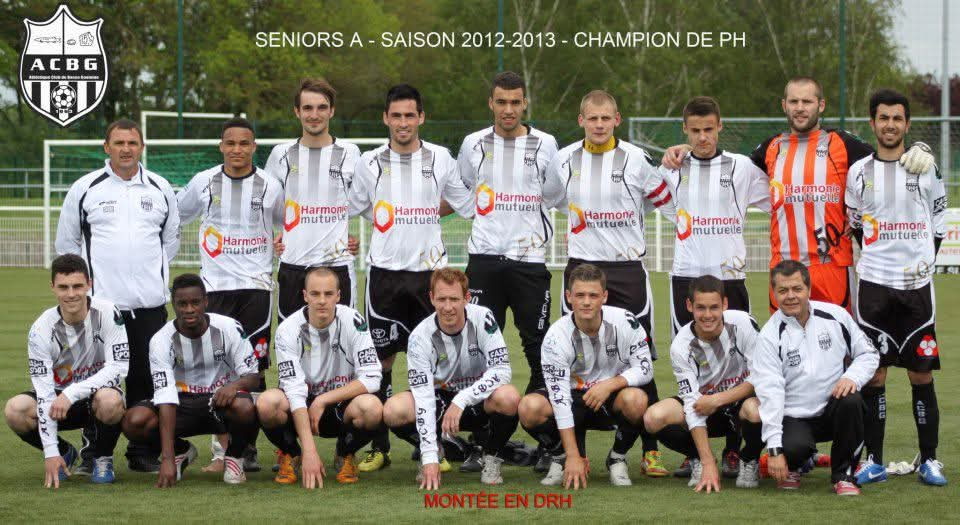 Photo de l'équipe Seniors A de l'ACBG, champion de PH saison 2012-2013