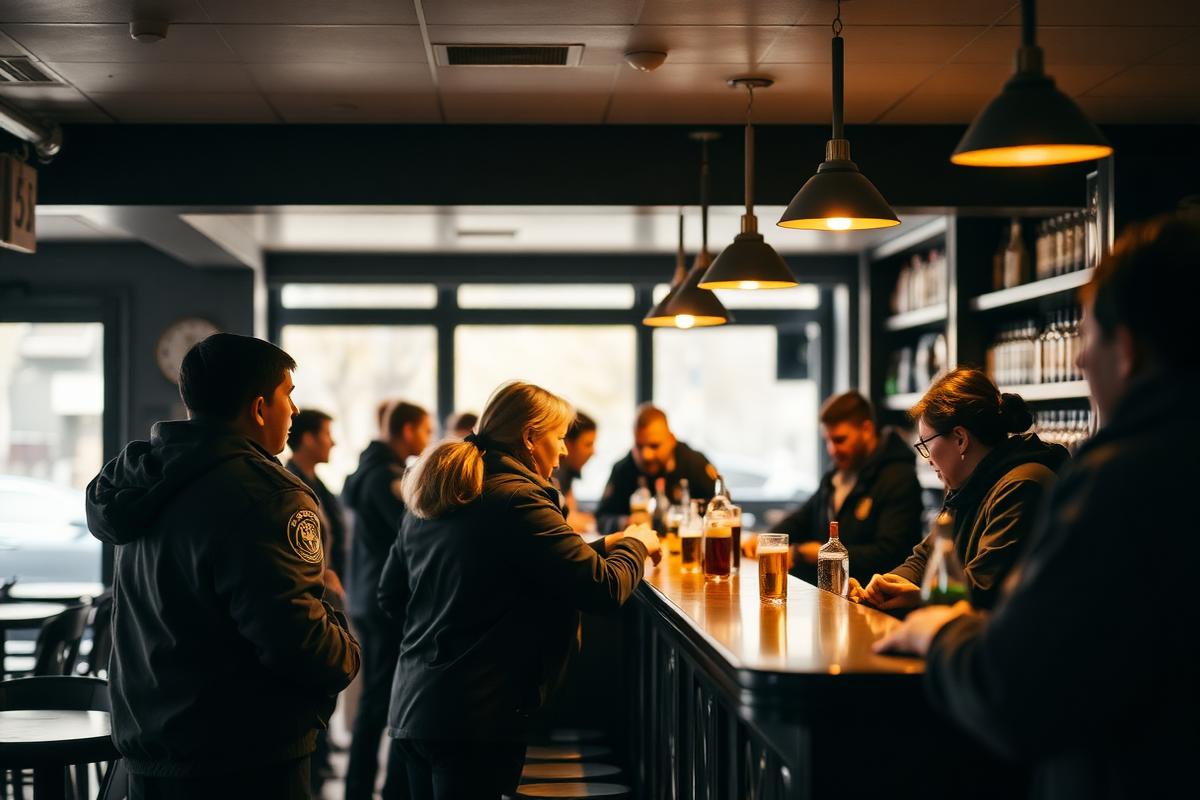 L'équipe Bar des bénévoles de l'ACBG